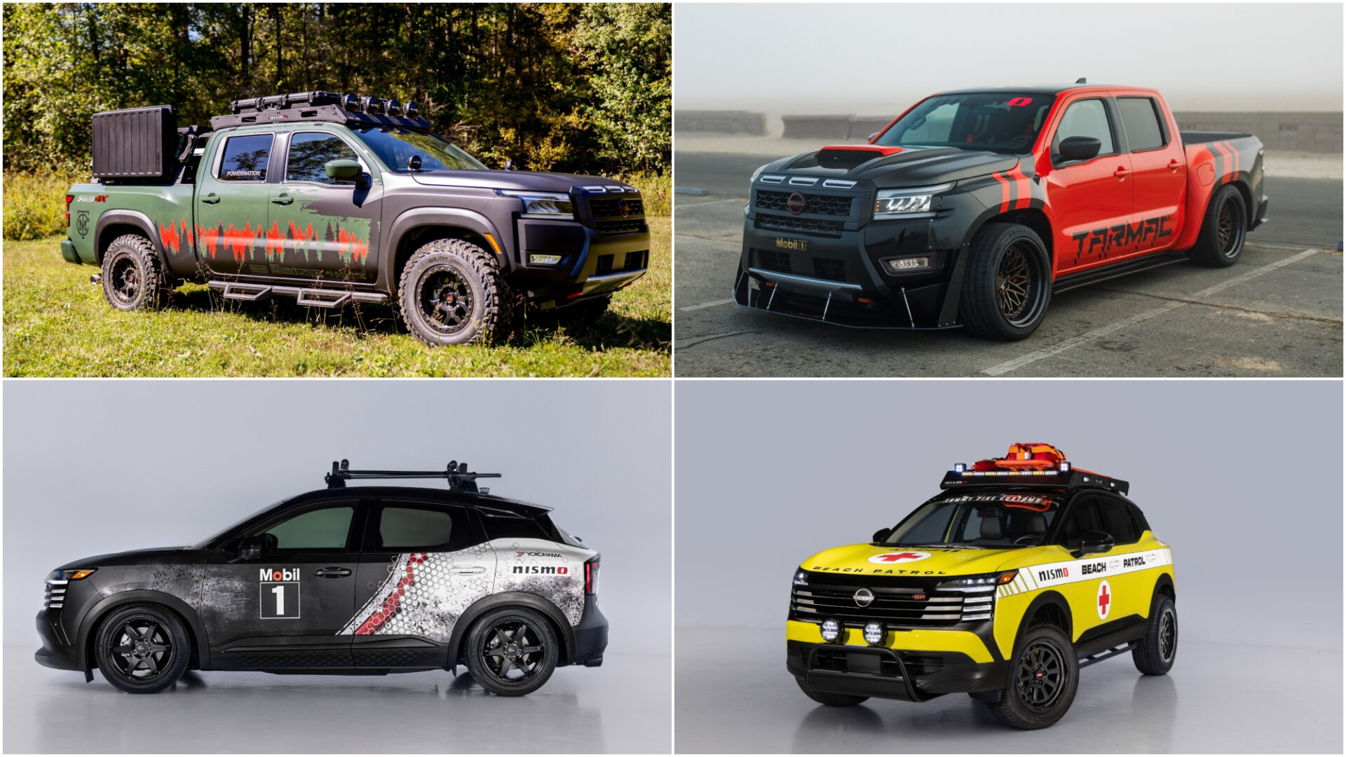 Nissan présente des Kicks et Frontier hauts en couleur au SEMA