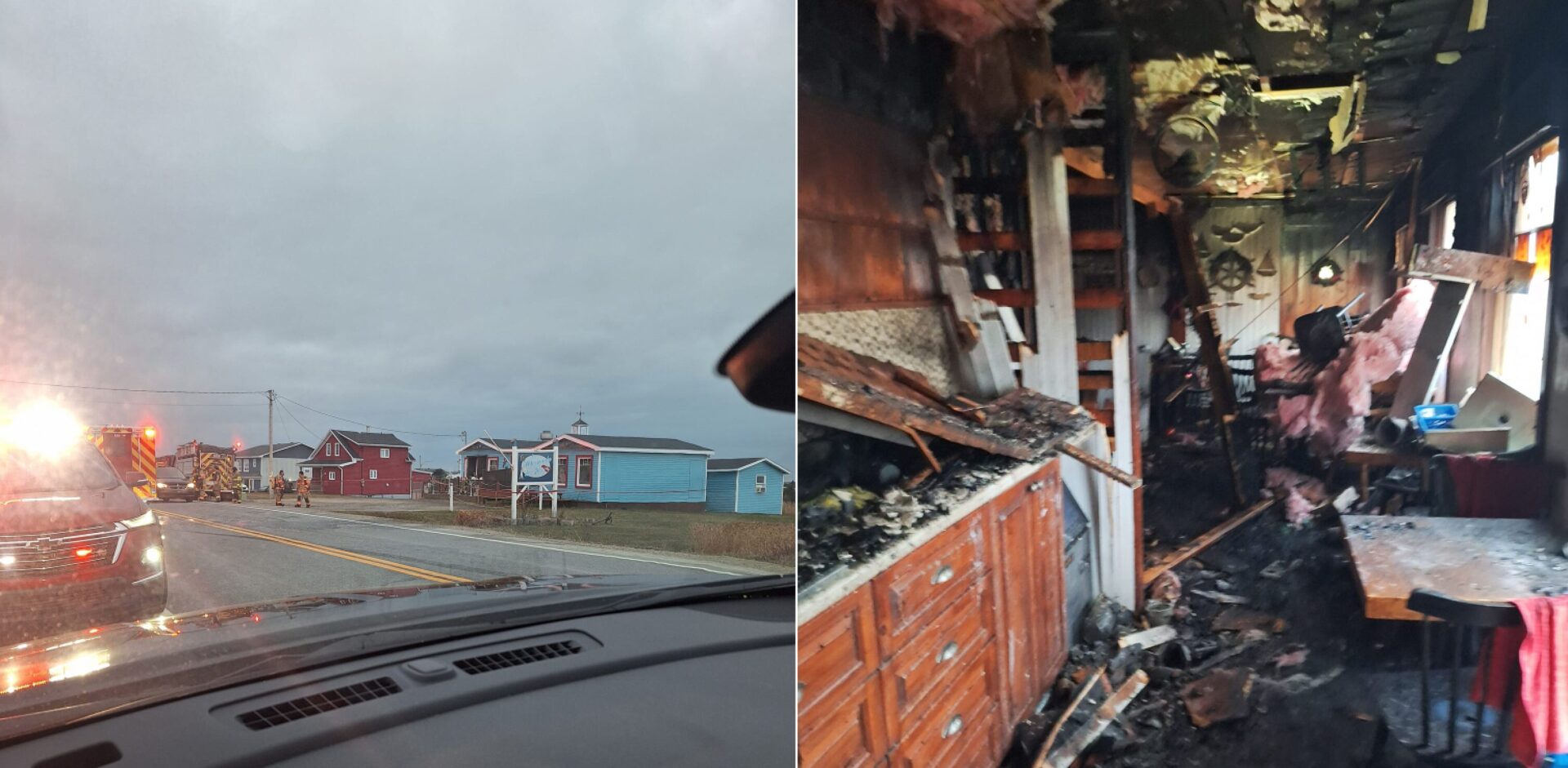 Incendie à Havre-aux-Maisons : La Maisonnée des Îles gravement endommagée