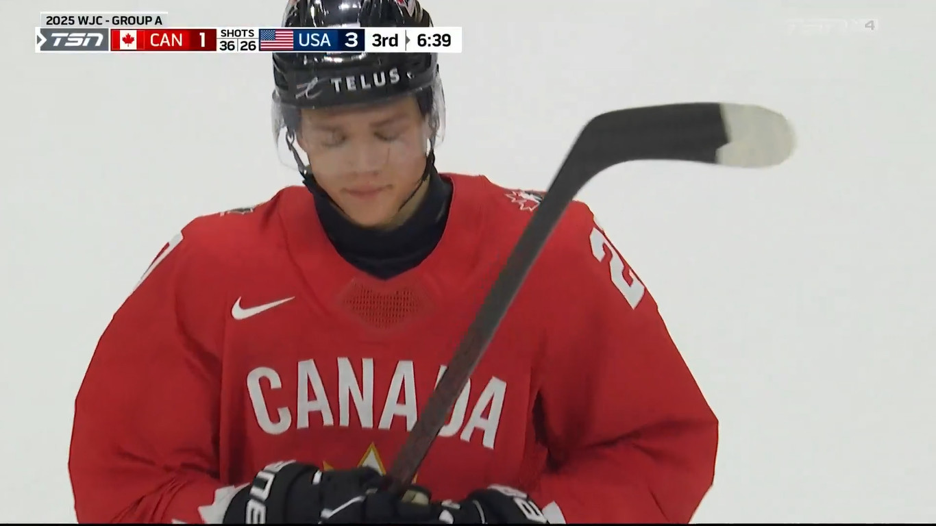 Top-5 : Le Canada s’incline face aux États-Unis au Championnat mondial junior