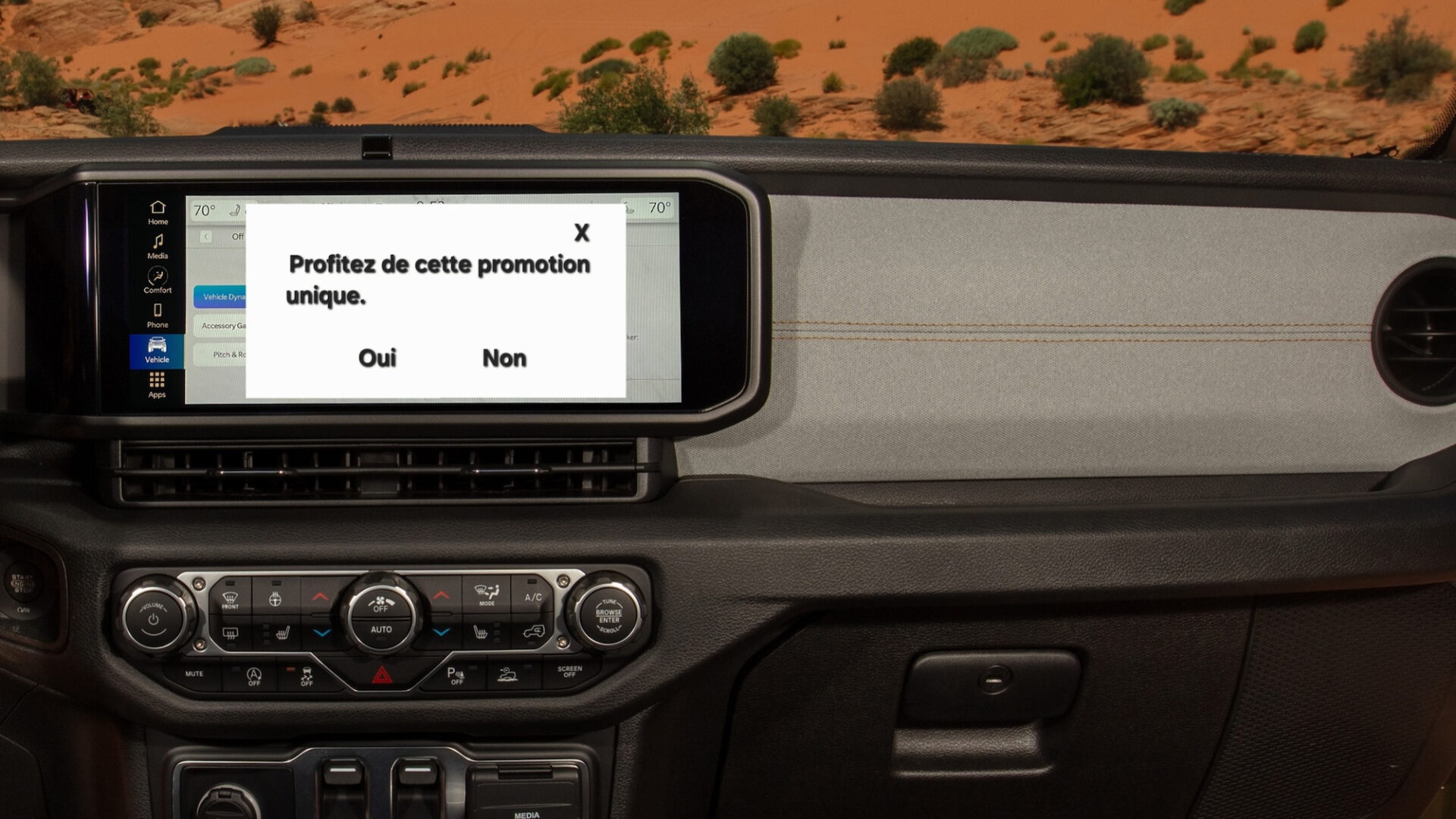 Des publicités à l’écran à bord des véhicules
