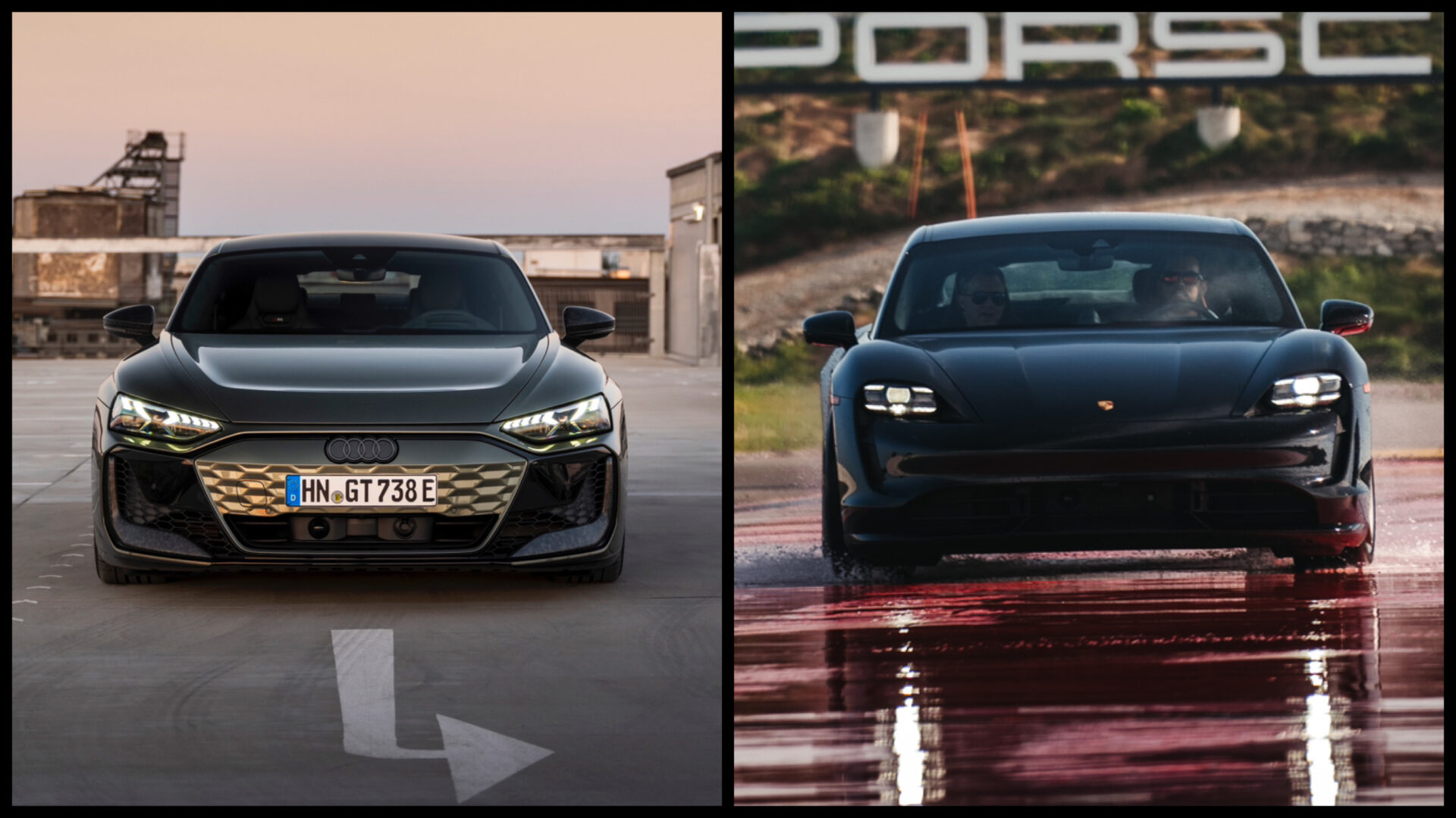 Audi e-tron GT ou Porsche Taycan?