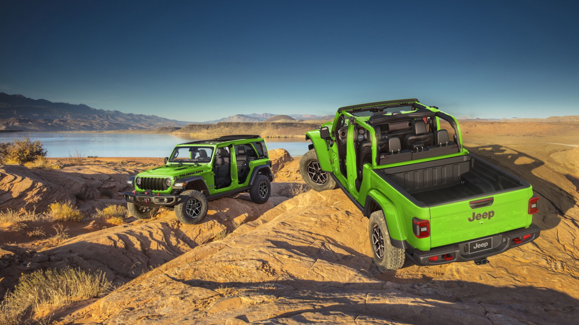 Une édition Big Bear pour le Jeep Gladiator et l’ajout du vert Mojito pour deux Jeep