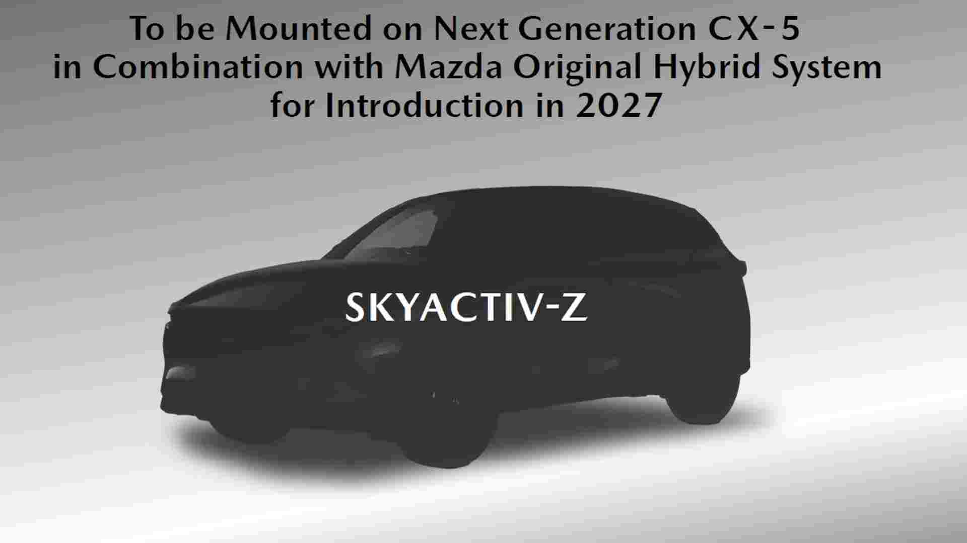 Le Mazda CX-5 2027 recevra un nouveau moteur nommé SKYACTIV-Z
