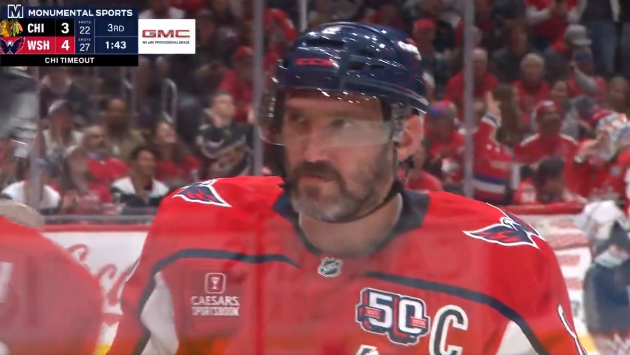 Alex Ovechkin le confirme : il ne veut pas briser le record avec un filet désert
