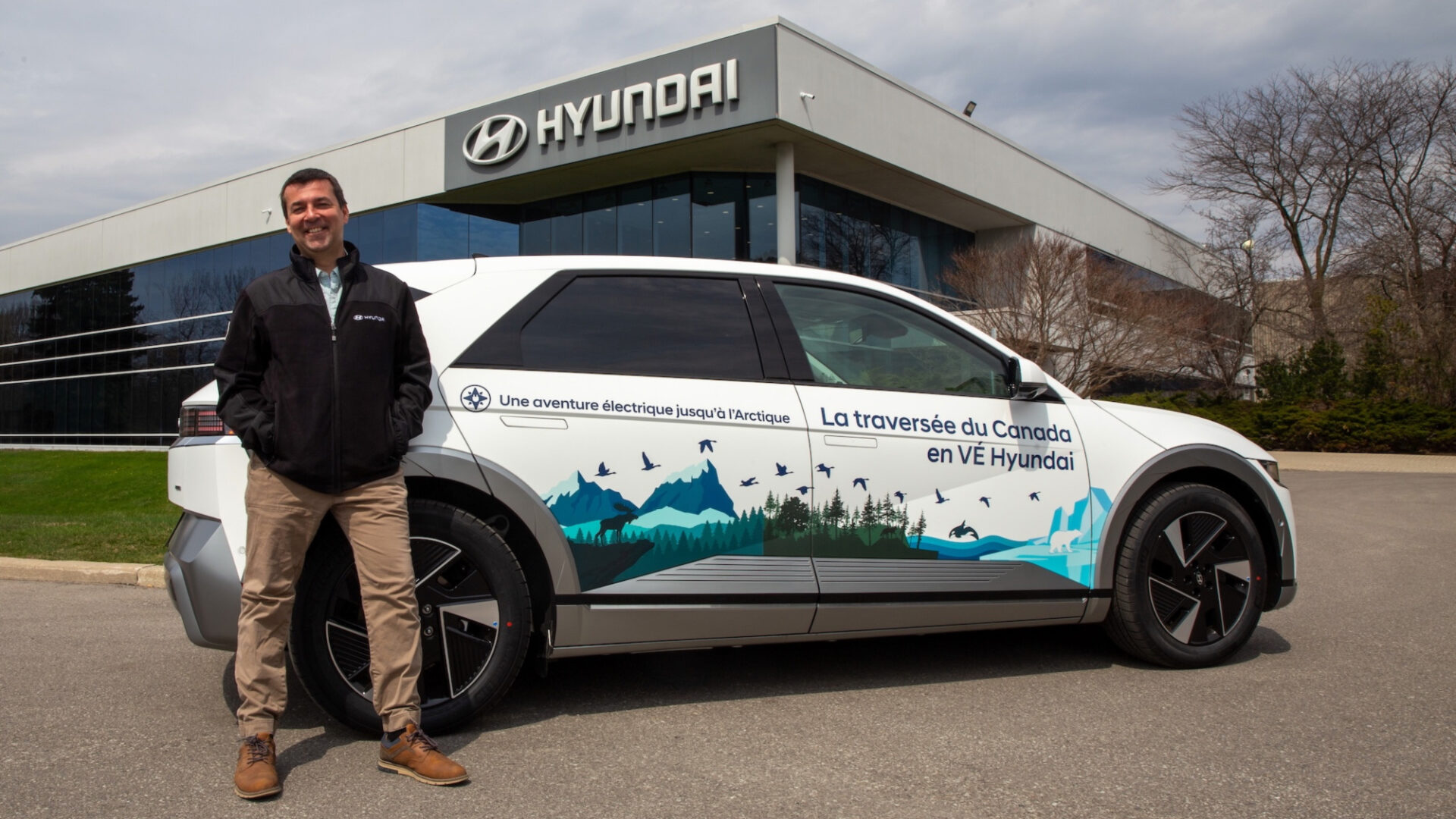 Un Québécois entreprend la traversée du Canada en véhicule électrique
