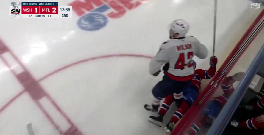 Tom Wilson : son coup sur Alexandre Carrier a fait basculer la série