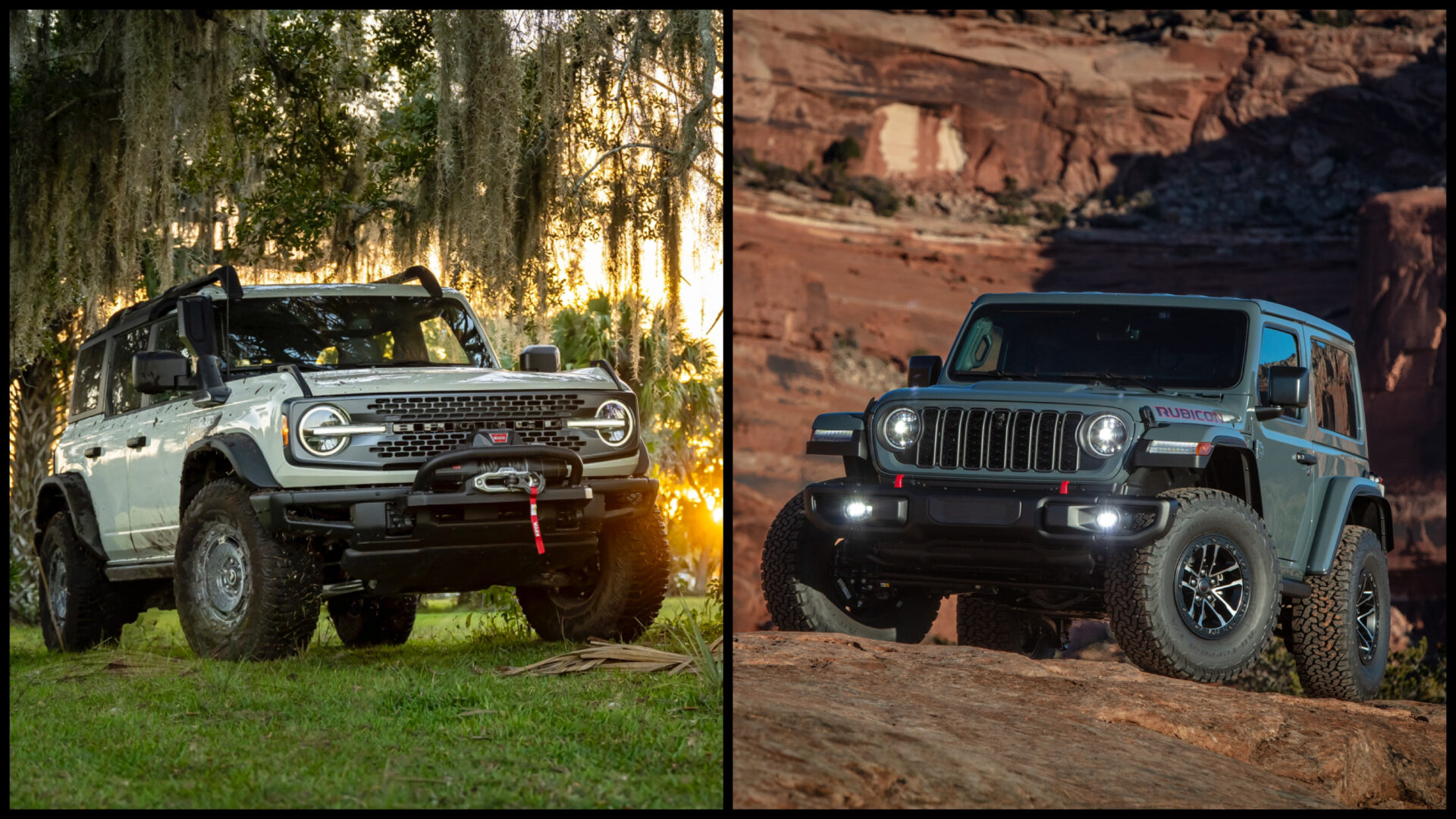 Ford Bronco 4 portes ou Jeep Wrangler Unlimited?