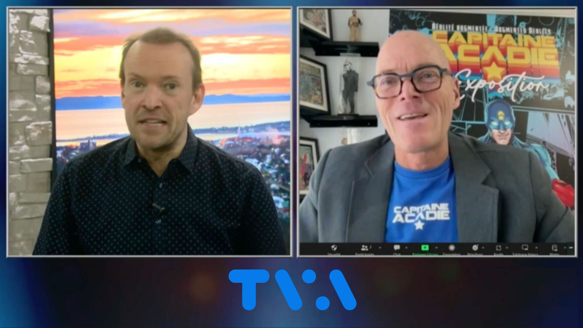 TVA – La Vitrine : Capitaine Acadie accueilli chaleureusement à Québec