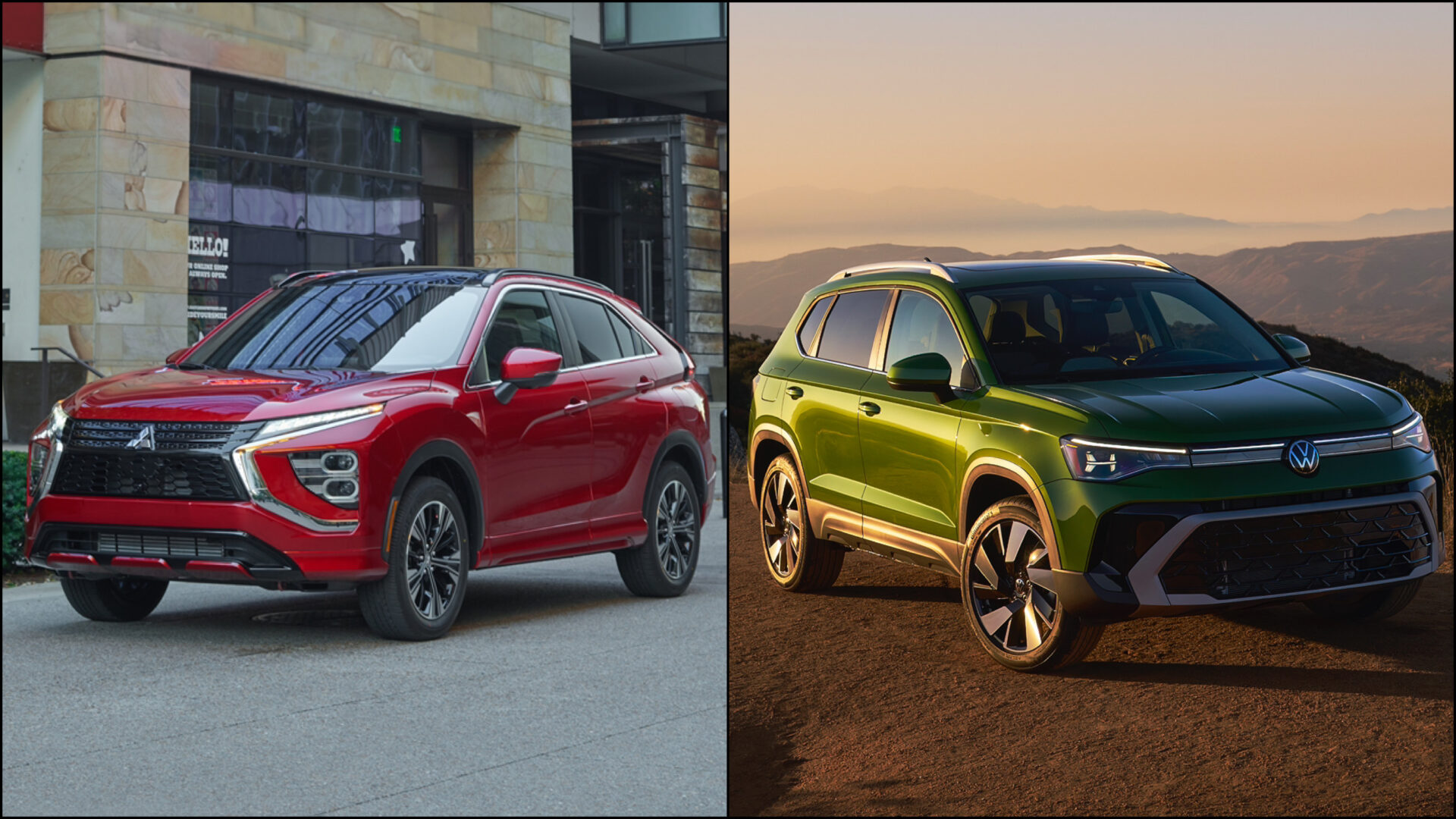 Mitsubishi Eclipse Cross ou Volkswagen Taos?