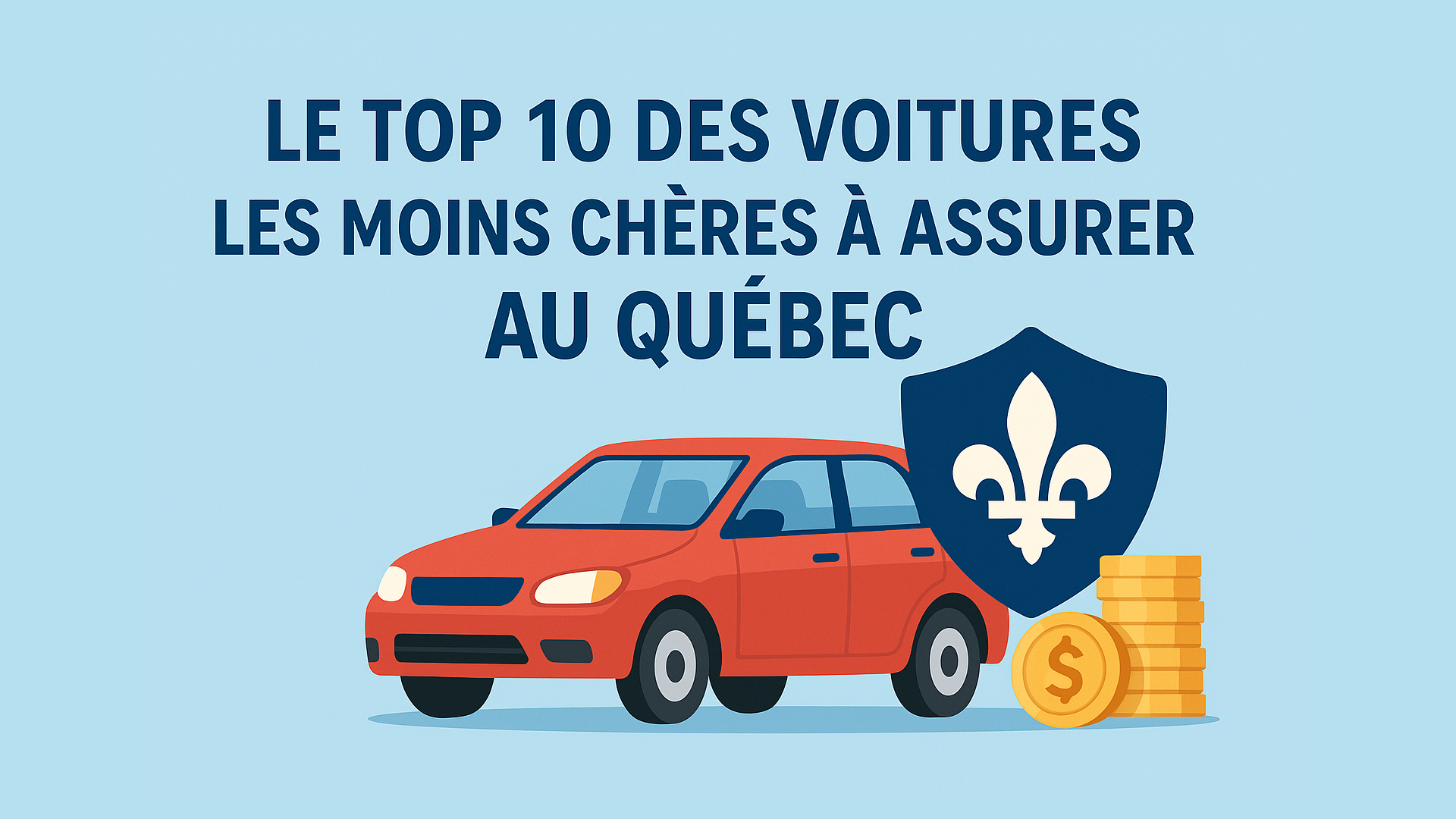 Top 10 des voitures les moins chères à assurer au Québec