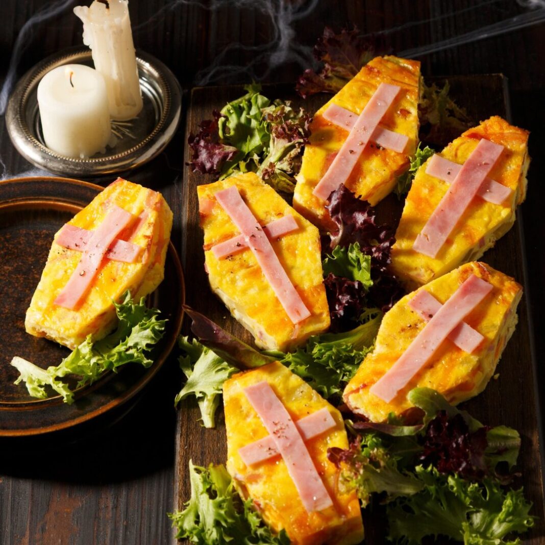 omelettes-tombeaux-halloween-jambon-cheddar